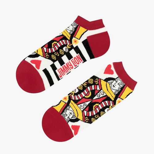 Ankle Queen of Hearts - White Black - Jimmy Lion - Modalova