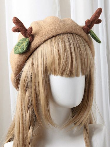 Dolce berretto Lolita in lana di renna a foglie sottili di berretto Lolita - milanoo.com - Modalova