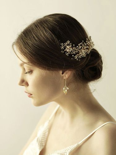 Accessori per capelli in metallo con strass a fascia da sposa per copricapo - milanoo.com - Modalova