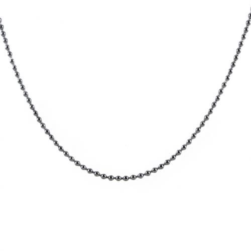 Catena a pallini in argento 80 cm catena sciacquone - cappagli charme - Modalova