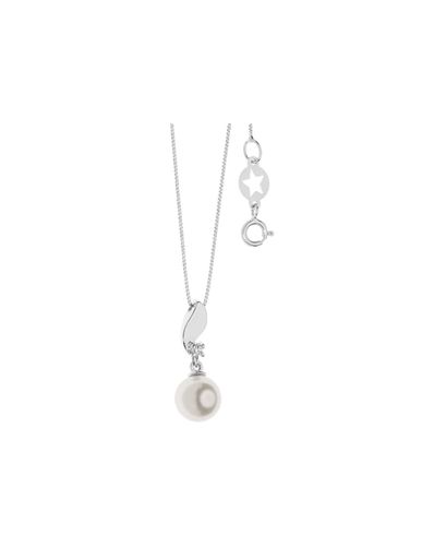 Collana GIOIELLI Perle d'Amore in oro 18Kt, perle e diamanti GLP606 - Comete - Modalova