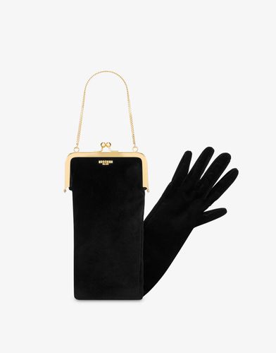 Velvet Glove Bag - Moschino - Modalova
