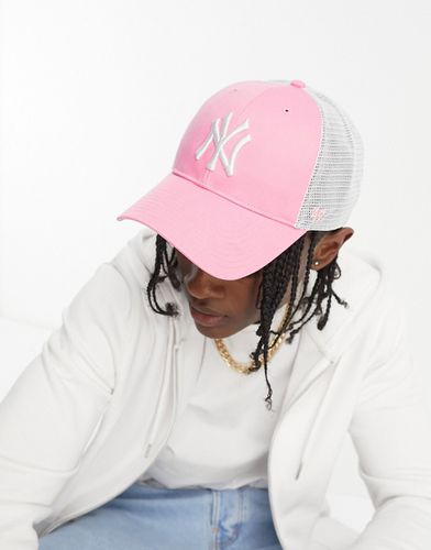 MLB NY Yankees - Cappellino trucker bianco e rosa-Black - 47 Brand - Modalova