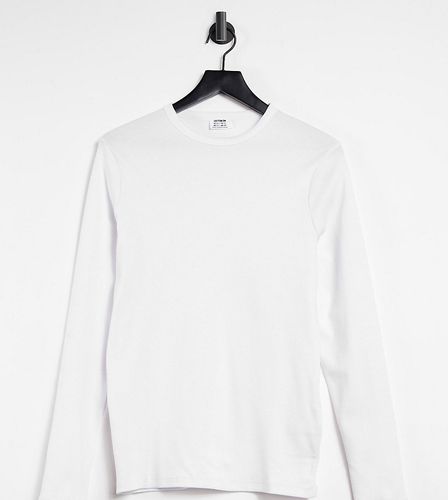 Cotton On - T-shirt girocollo a maniche lunghe bianca - Cotton:On Plus - Modalova