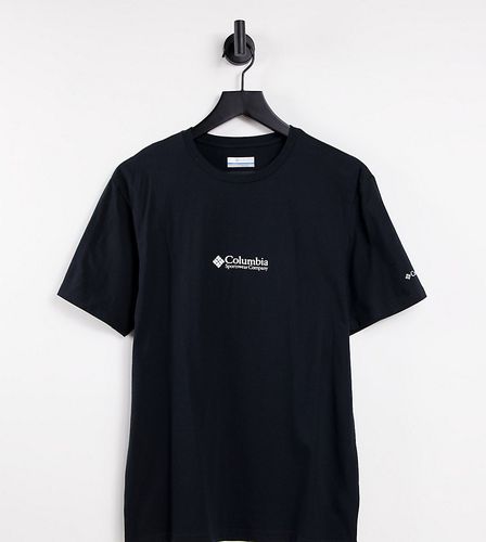 CSC - T-shirt nera con logo basic - In esclusiva per ASOS-Nero - Columbia - Modalova