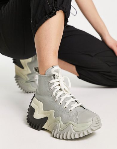 Run Star Motion - Sneakers alte grigio sfumato con plateau - Converse - Modalova