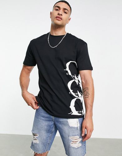Liquify - T-Shirt nera - Criminal Damage - Modalova