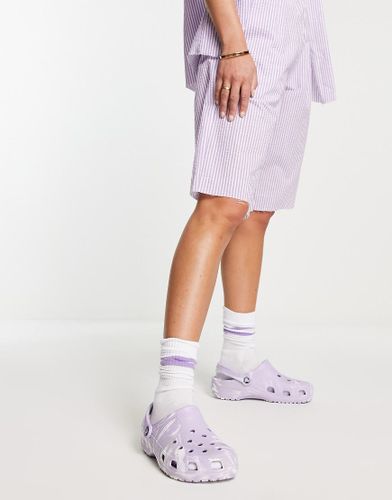 Zoccoli classici color lavanda marmorizzato-Viola - Crocs - Modalova