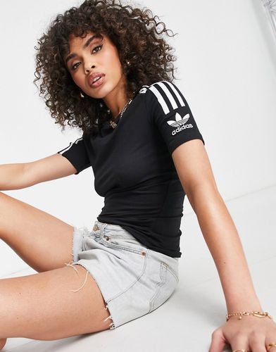 Lock Up - T-shirt con tre strisce, colore nero - adidas Originals - Modalova