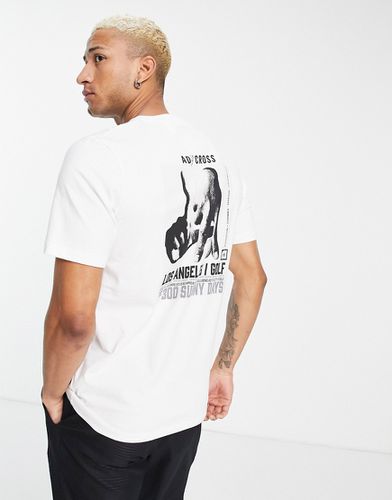 Adicross Los Angeles - T-shirt bianca con stampa sulla schiena - adidas Golf - Modalova