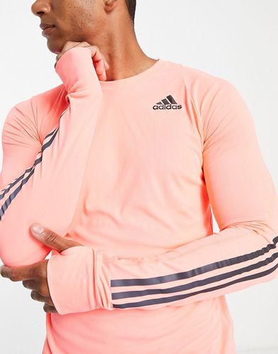 Adidas - Running Run Icons - T-Shirt a maniche lunghe, colore rosa - adidas performance - Modalova