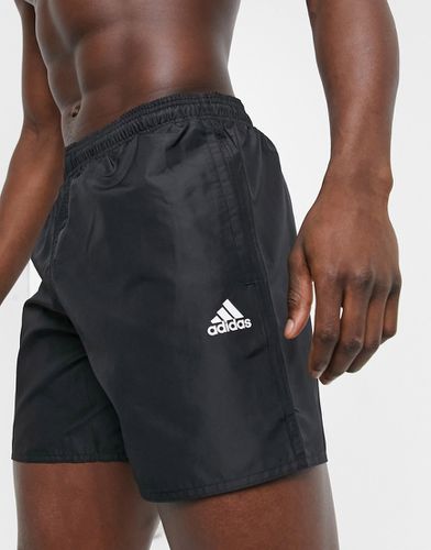 Adidas - Swim - Pantaloncini neri con logo Badge of Sport-Nero - adidas performance - Modalova