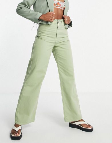 Jeans con fondo ampio in cotone organico, colore pastello - Aligne - Modalova
