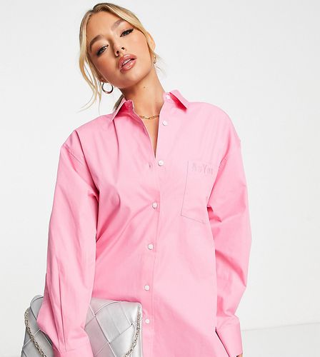 Vestito camicia oversize rosa - AsYou - Modalova