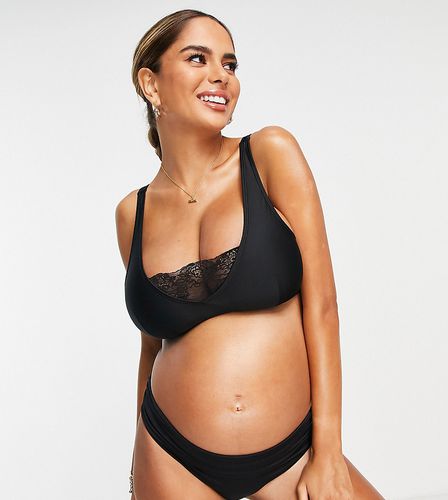ASOS DESIGN Maternity - Slip bikini indossabile in due modi in tessuto riciclato - ASOS Maternity - Modalova