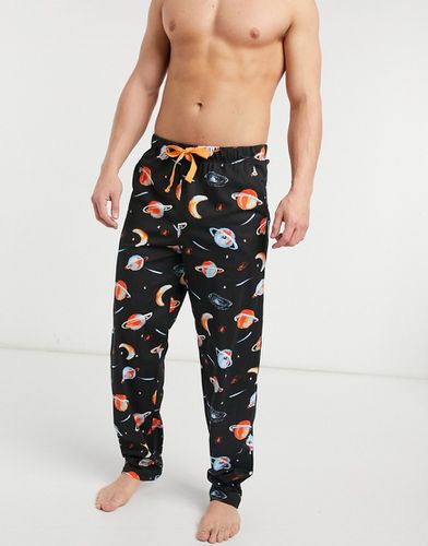 Pantaloni del pigiama con stampa universo - ASOS DESIGN - Modalova