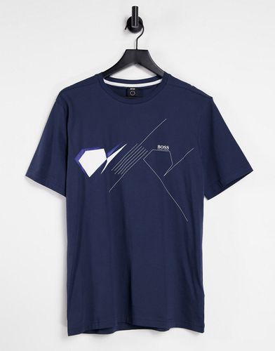 BOSS - Athleisure Tee 4 - T-shirt blu navy - BOSS Athleisure - Modalova