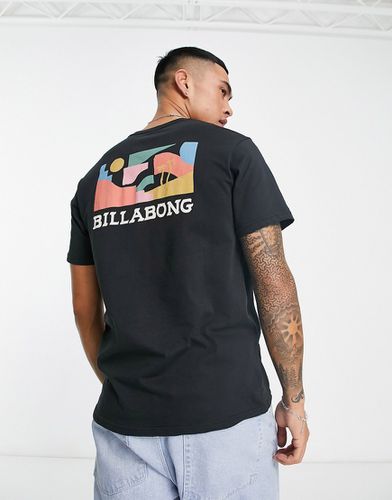 Segment - T-shirt nera-Nero - Billabong - Modalova