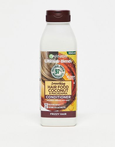 Ultimate Blends Hair Food - Balsamo lisciante al cocco per capelli crespi 350 ml - Garnier - Modalova