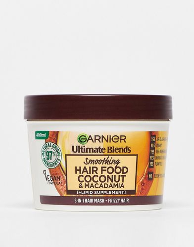 Ultimate Blends Vegan Hair Food - Maschera 3 in 1 all'olio di cocco per capelli crespi 390 ml - Garnier - Modalova
