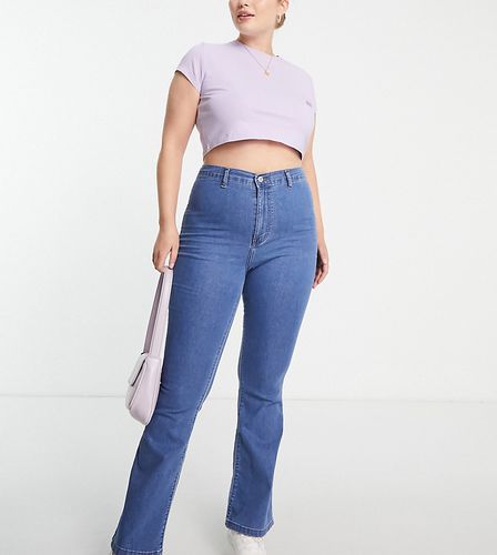 Bianca - Jeans a zampa a vita alta medio - Don't Think Twice Plus - Modalova