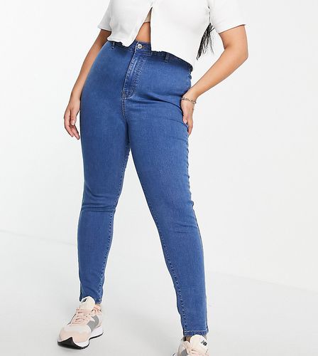 Chloe - Jeans skinny elasticizzati a vita alta stile disco, lavaggio medio - Don't Think Twice Plus - Modalova