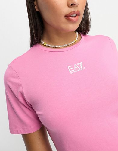 Emporio Armani - - T-shirt corta rosa - EA7 - Modalova