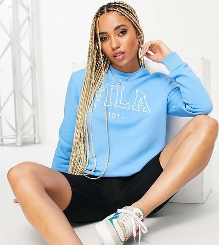Fila - Felpa stile college blu - Fila - Modalova