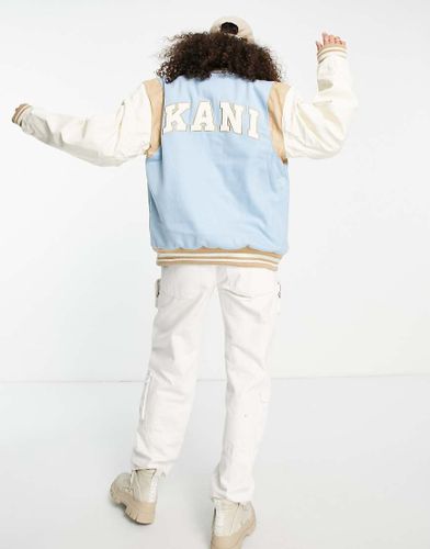 Giacca college oversize stile college rétro con logo sul retro-Multicolore - Karl Kani - Modalova
