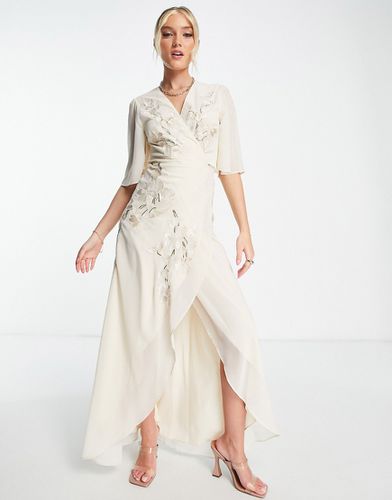 Leila - Vestito da sposa color avorio-Bianco - Hope & Ivy - Modalova