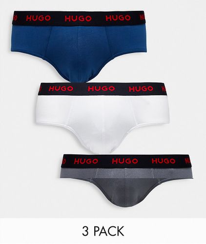 Confezione da 3 paia di slip multicolore - HUGO Bodywear - Modalova
