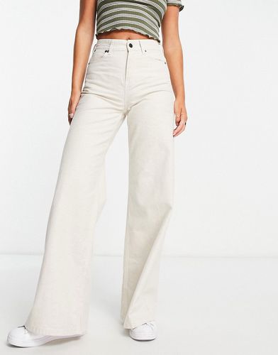 InWear - Ganja - Jeans a fondo ampio color pietra a vita alta-Neutro - In Wear - Modalova