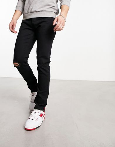 Jeans strappati slim fit neri-Black - Jack & Jones - Modalova