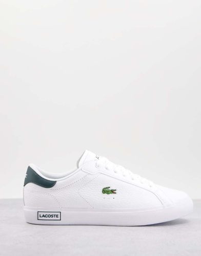 Powercourt 0721 - Sneakers bianche e verdi-Bianco - Lacoste - Modalova