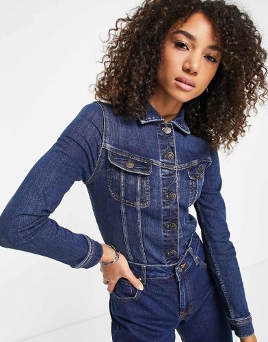 Giacca di jeans indaco con cucitura-Blu navy - Lee Jeans - Modalova