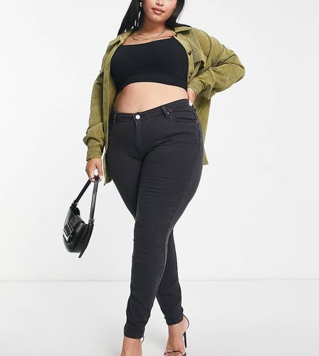 Jeans skinny rétro nero slavato - Lee Plus - Modalova