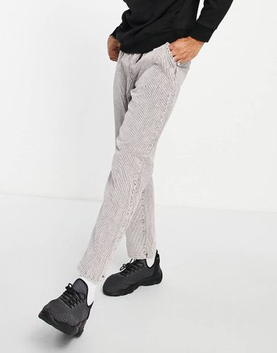 Pantaloni in velluto a coste grigi-Grigio - Liquor N Poker - Modalova