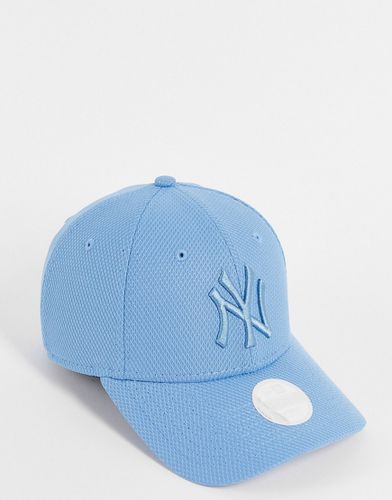 NY 9forty - Cappellino unisex azzurro con logo NY tono su tono - New Era - Modalova