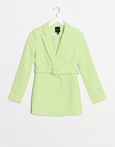 Blazer con cintura lime in coordinato-Verde - New Look - Modalova