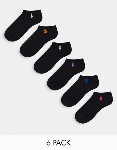 Confezione da 6 calzini sportivi bassi con suola imbottita - Polo Ralph Lauren - Modalova