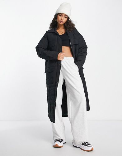 Urban Code - Camicia giacca lunga nero slavato - Urbancode - Modalova