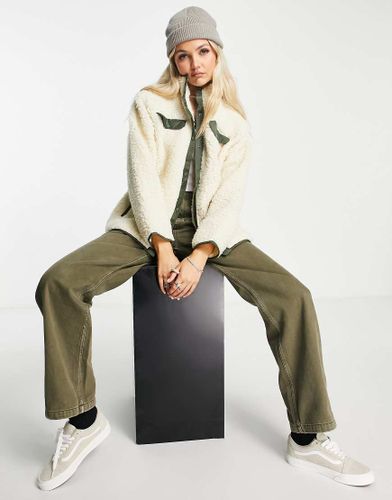 Dreaming - Giacca in pile color crema-Bianco - Vans - Modalova