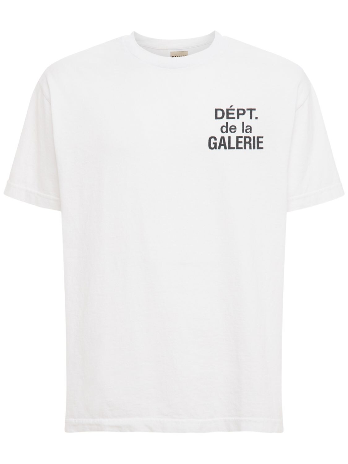 T-shirt In Jersey Di Cotone Con Logo - GALLERY DEPT. - Modalova