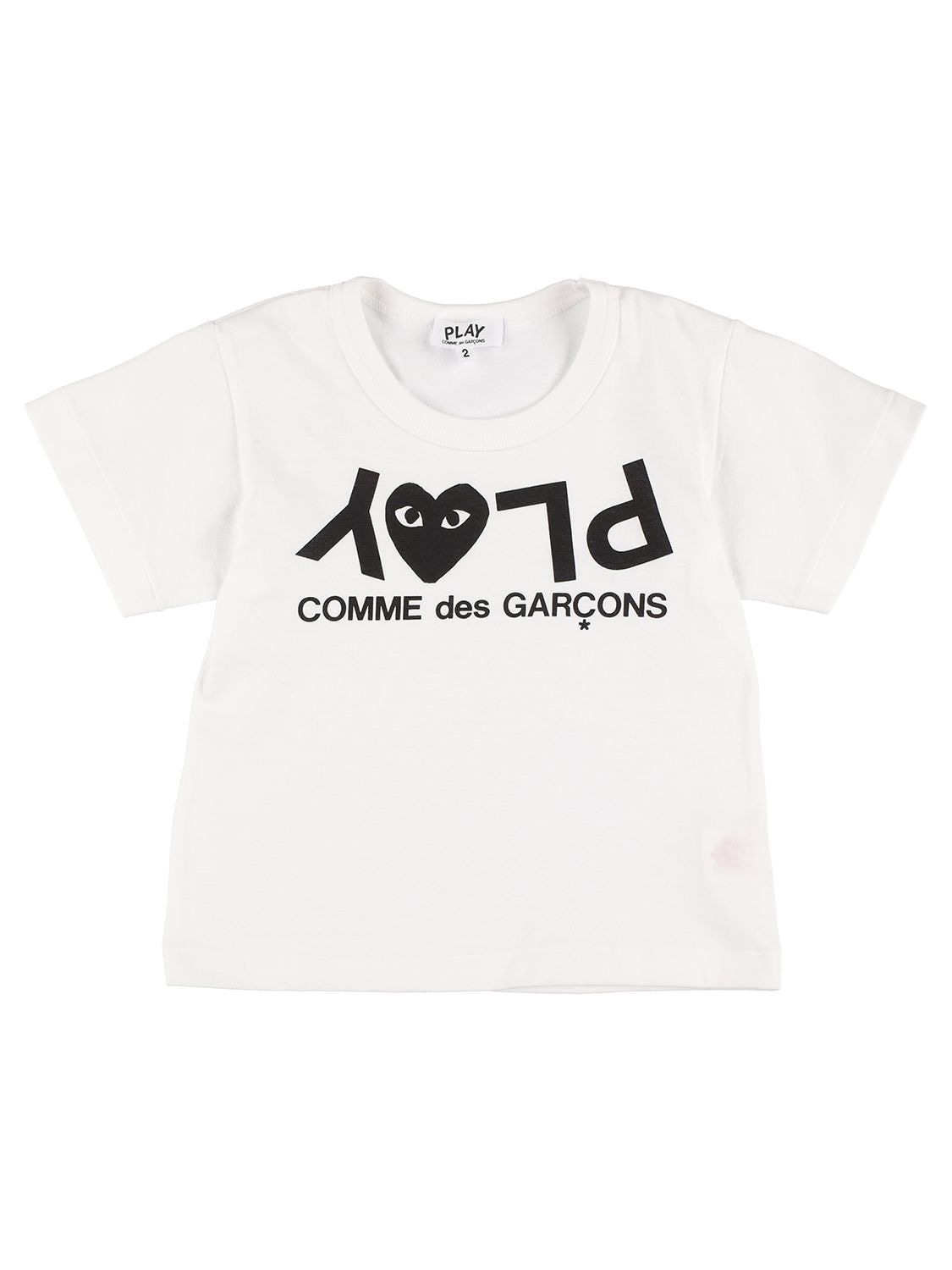 Play Logo Cotton Jersey T-shirt - COMME DES GARÇONS PLAY - Modalova