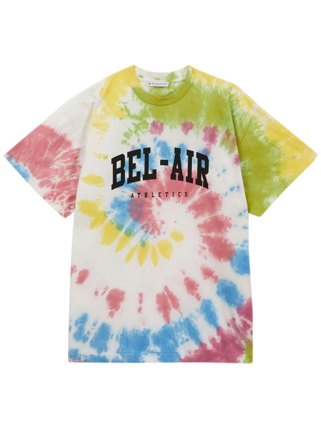 T-shirt In Cotone Tie Dye Con Logo - BEL-AIR ATHLETICS - Modalova