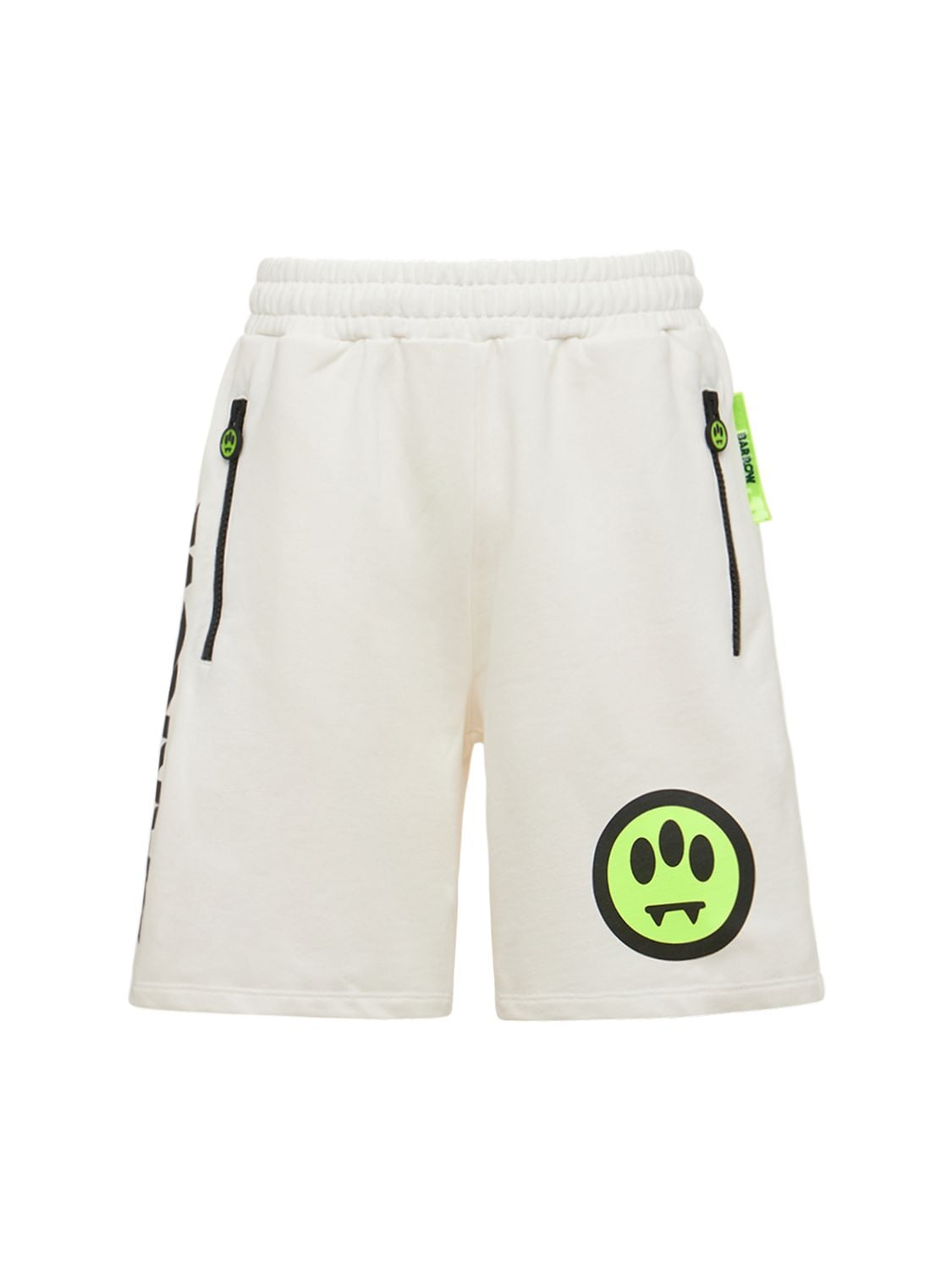 Shorts In Felpa Di Cotone Con Logo - BARROW - Modalova
