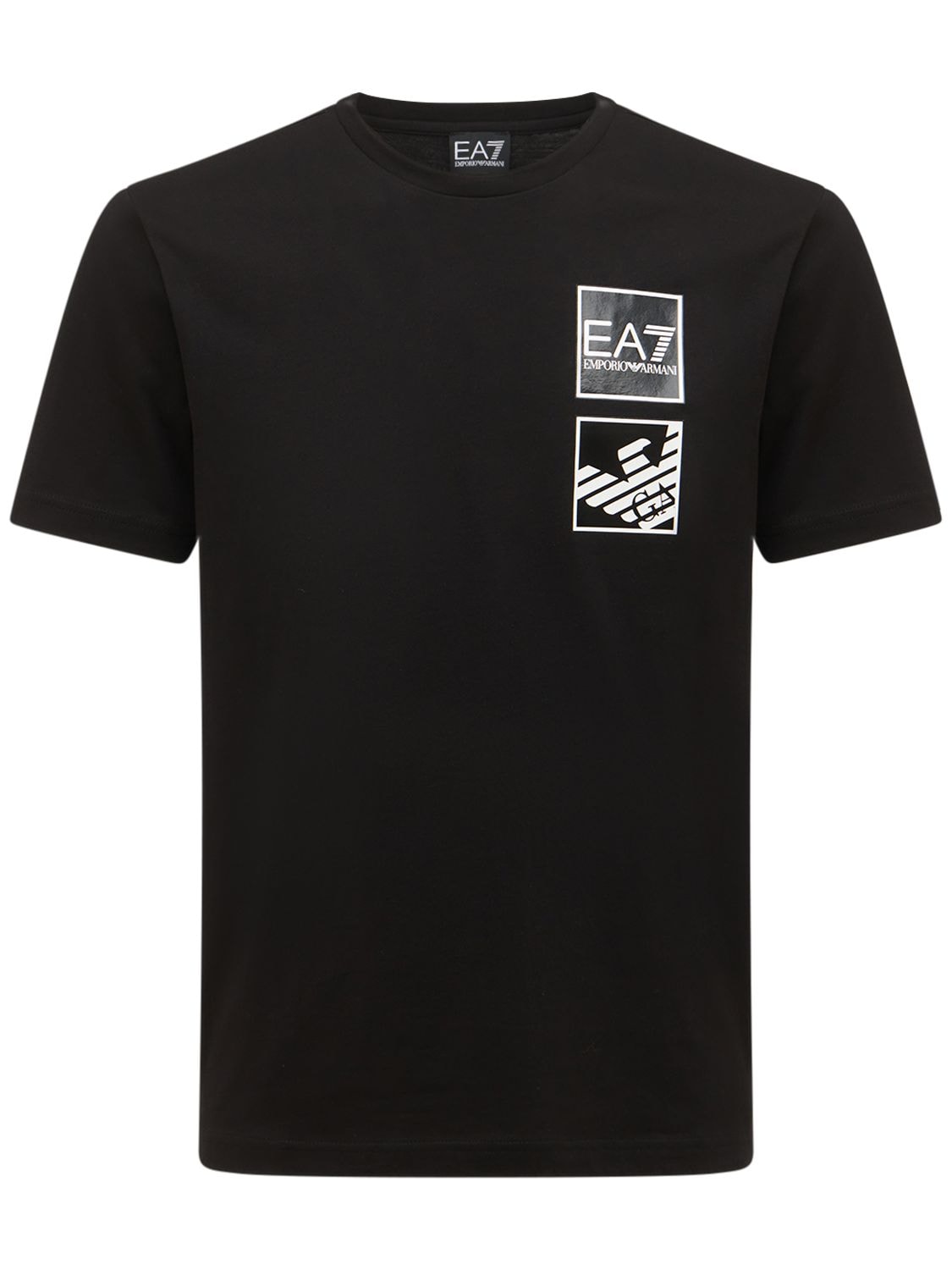 T-shirt Graphic Series In Jersey Di Cotone - EA7 EMPORIO ARMANI - Modalova