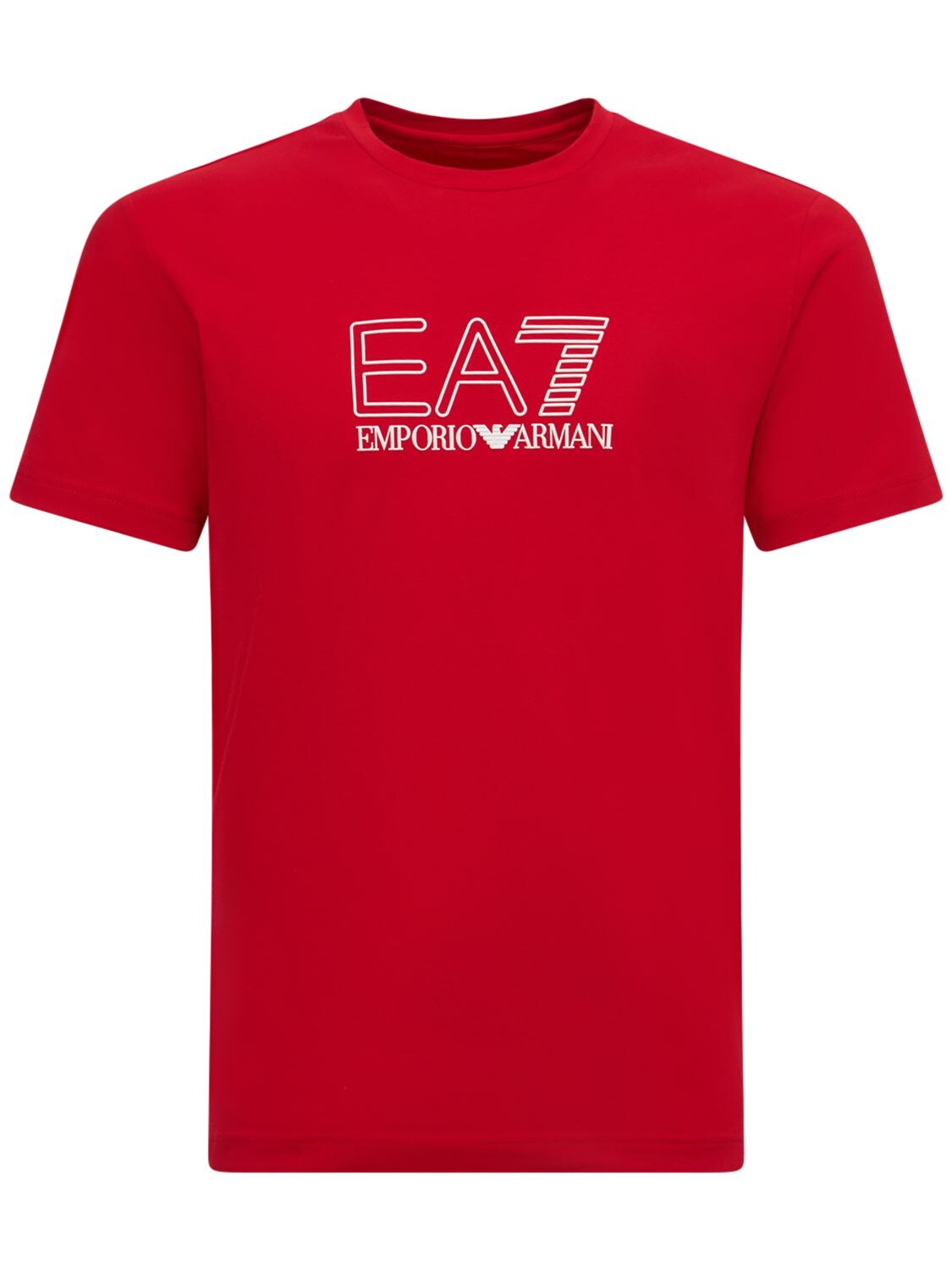 T-shirt Visibility In Cotone Stretch - EA7 EMPORIO ARMANI - Modalova
