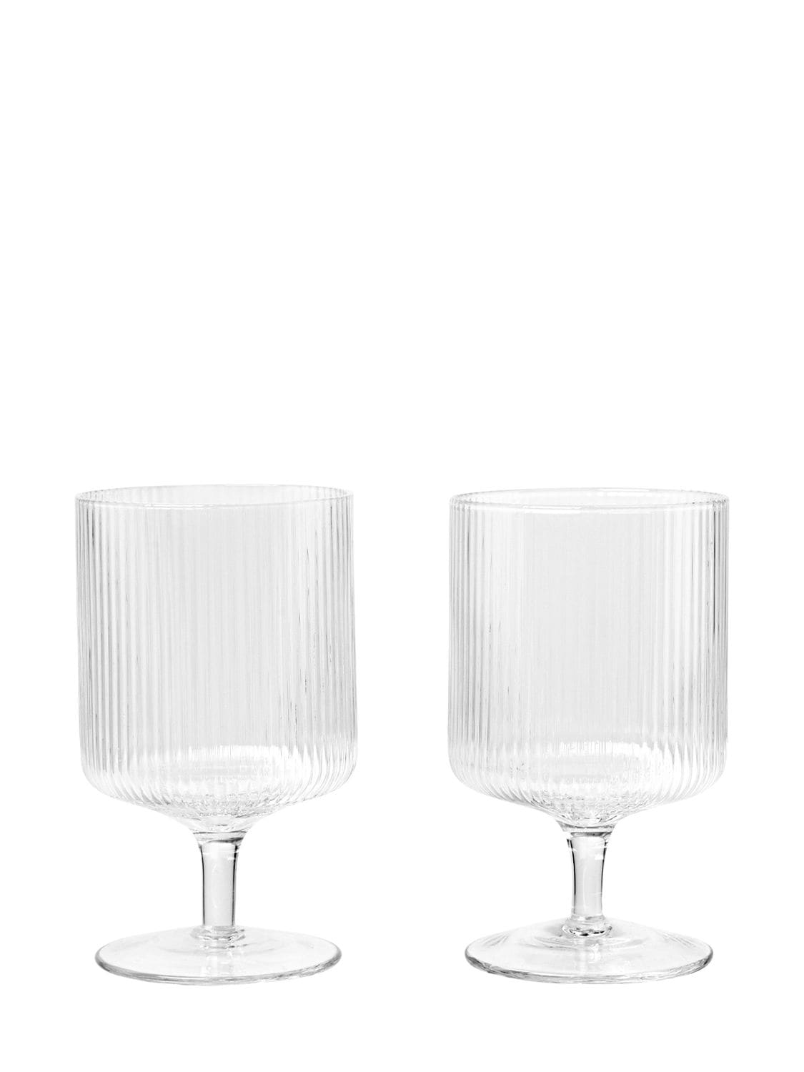 Set Di 2 Bicchieri Da Vino Ripple - FERM LIVING - Modalova