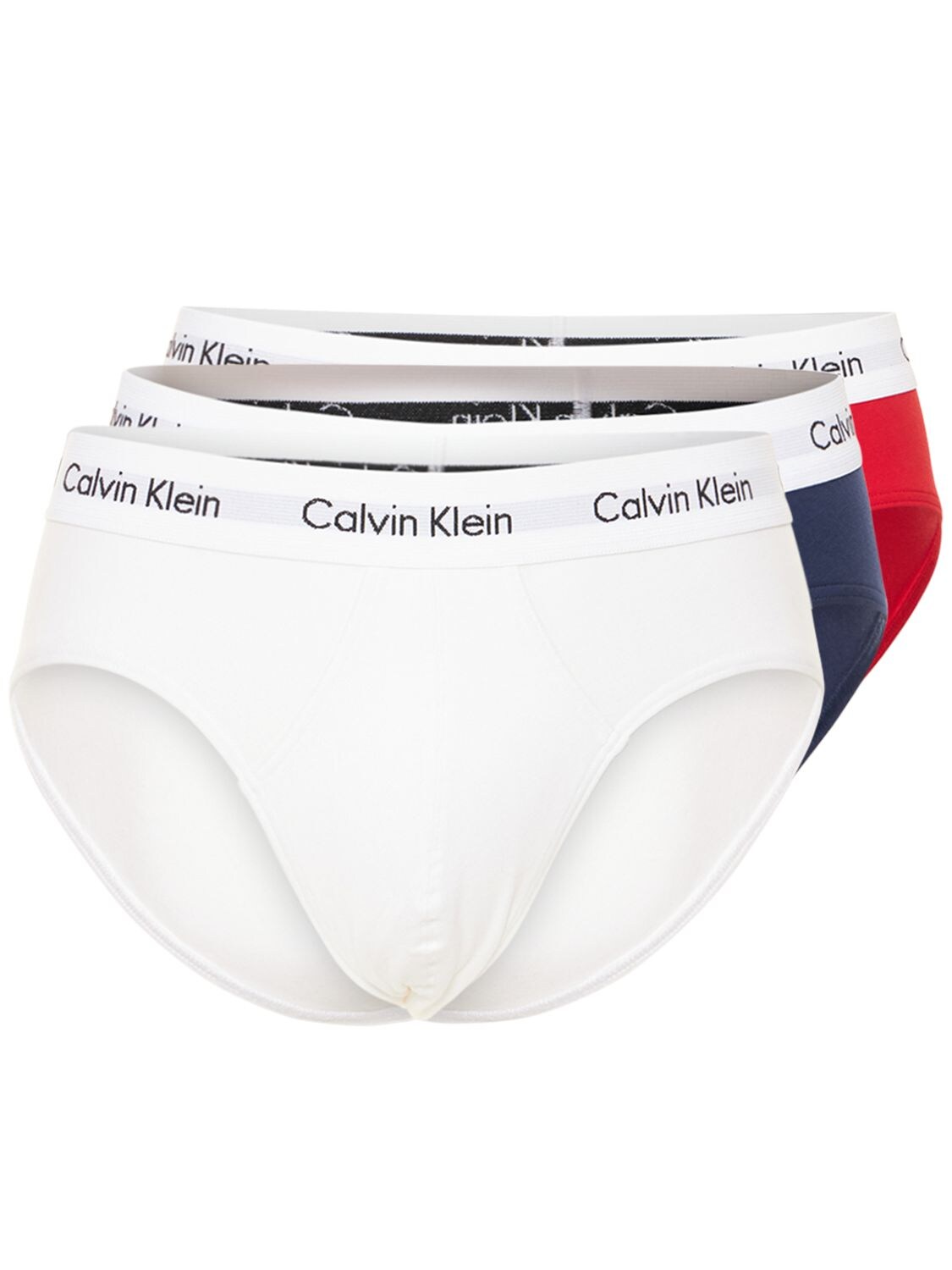 Set Di 3 Slip In Cotone Con Logo - CALVIN KLEIN UNDERWEAR - Modalova